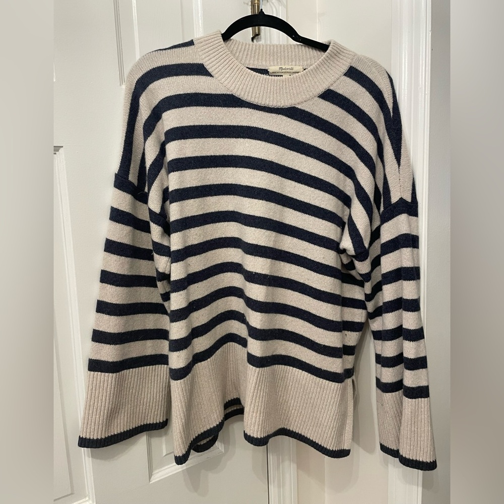 Madewell (Re)Sourced Cashmere Sweater in Stripe